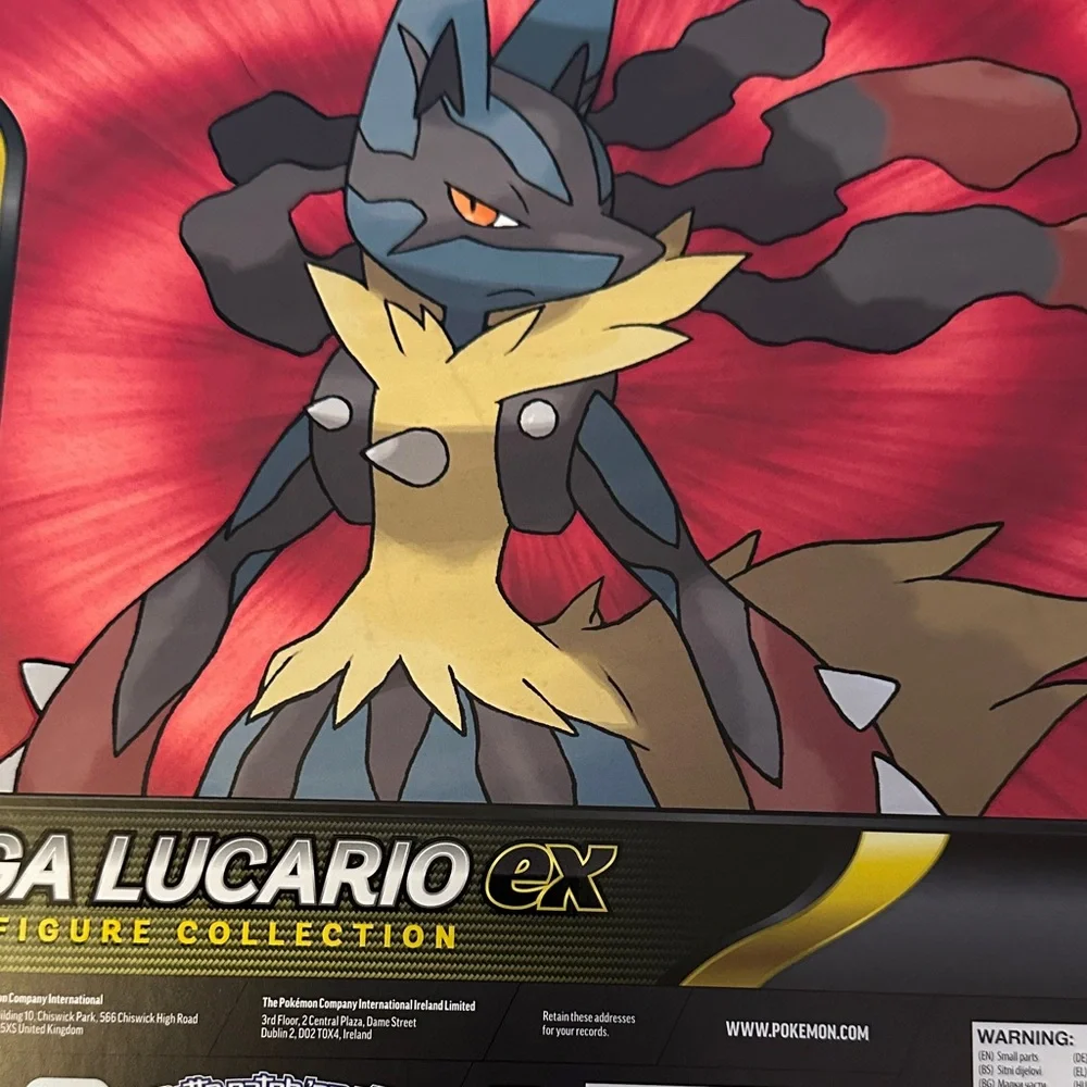 Pokemon Mega Lucario EX Collection Box New Figure Booster Packs Evolution